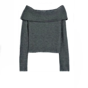 Off shoulder stickad tröja🤍 - Säljer då den inte kommer till användning