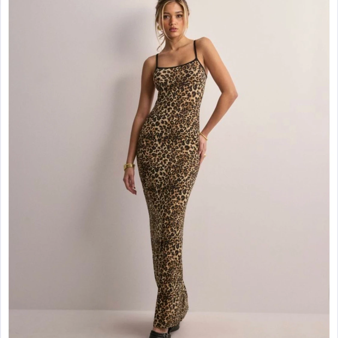 Leopard slip dress