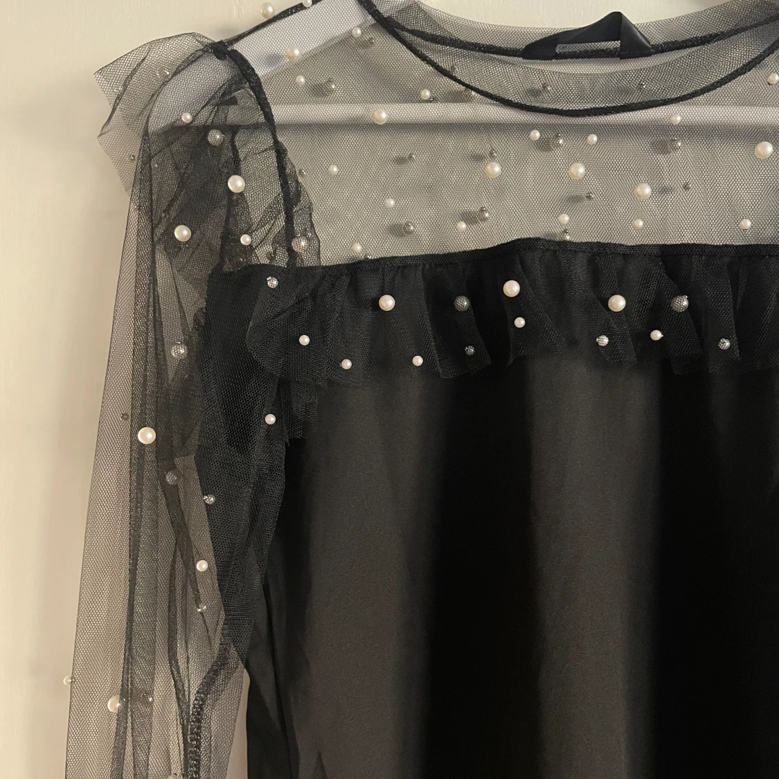 Svart meshtröja - 90