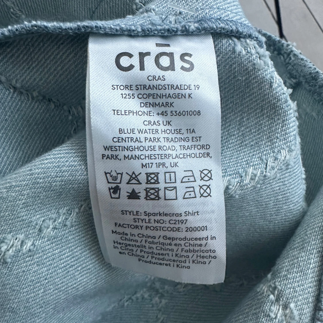 Blå denim jacka från Crās - 93