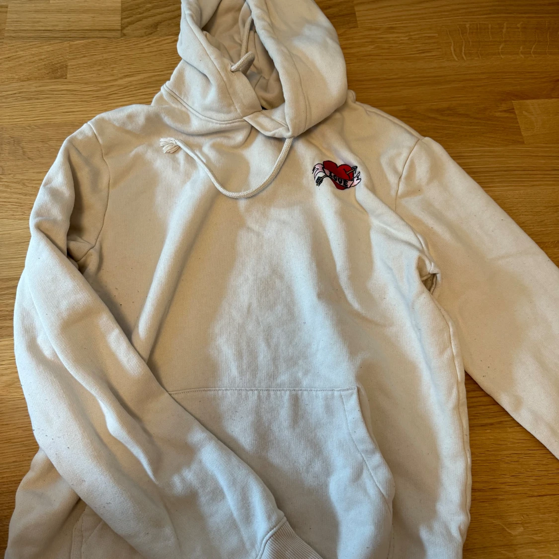 Beige hoodie 
