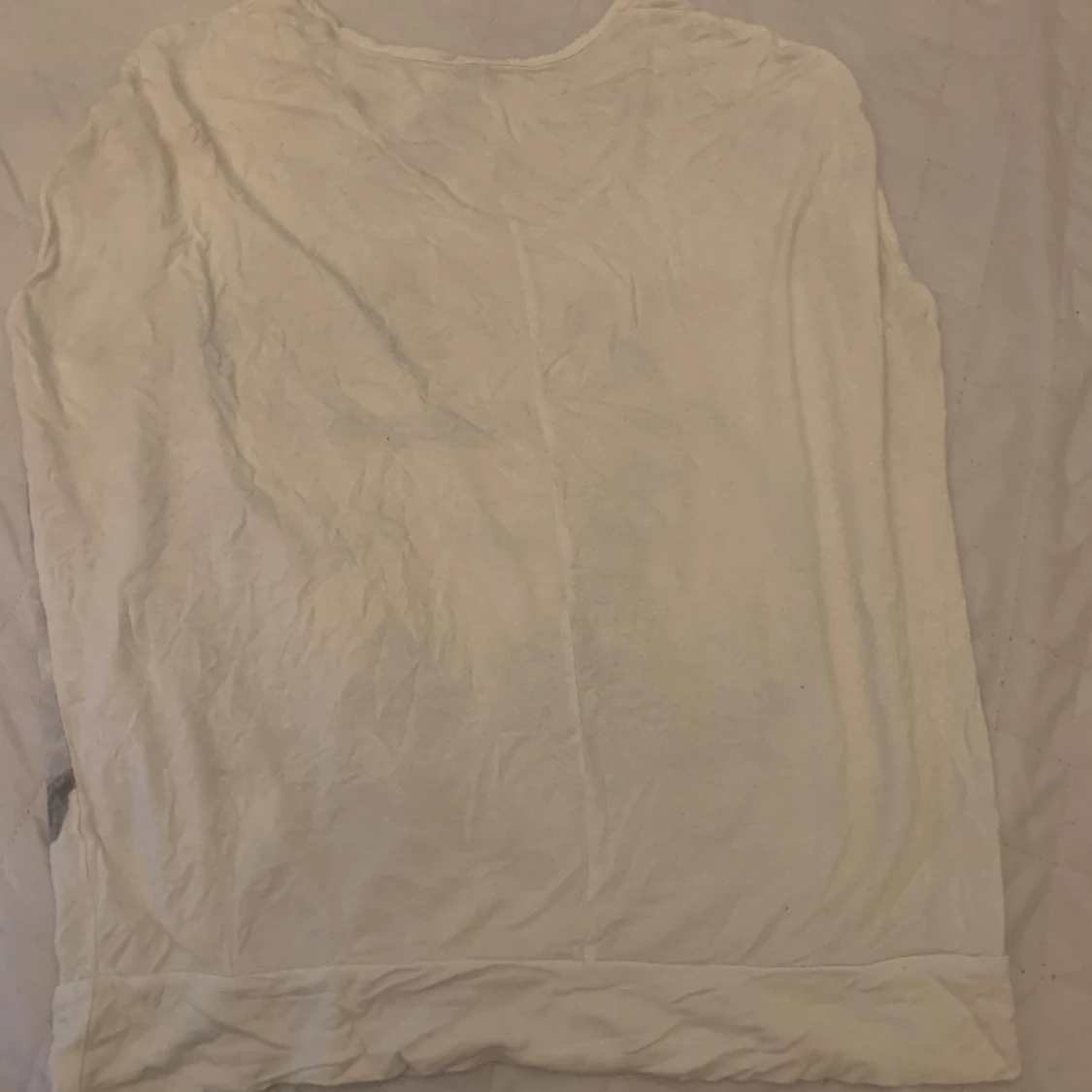 Vitt linne med tryck - 91