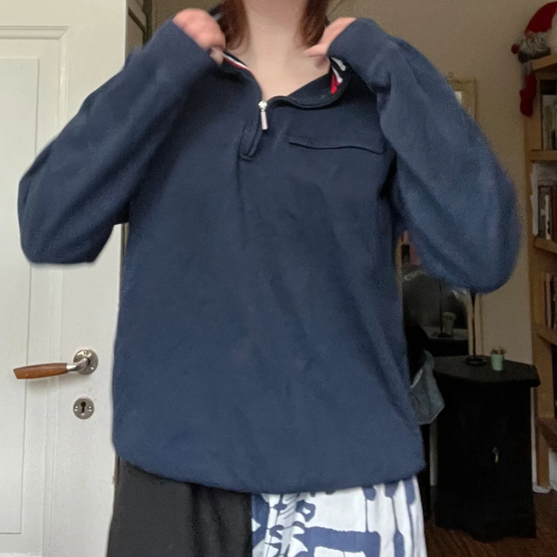 Marinblå tröja - 90