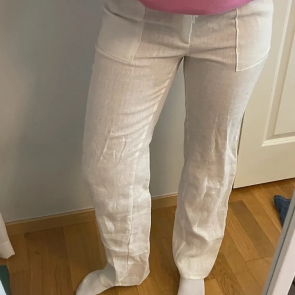 Super snygga nya linne byxor (inga tecken på användning ). Jeans & Byxor.
