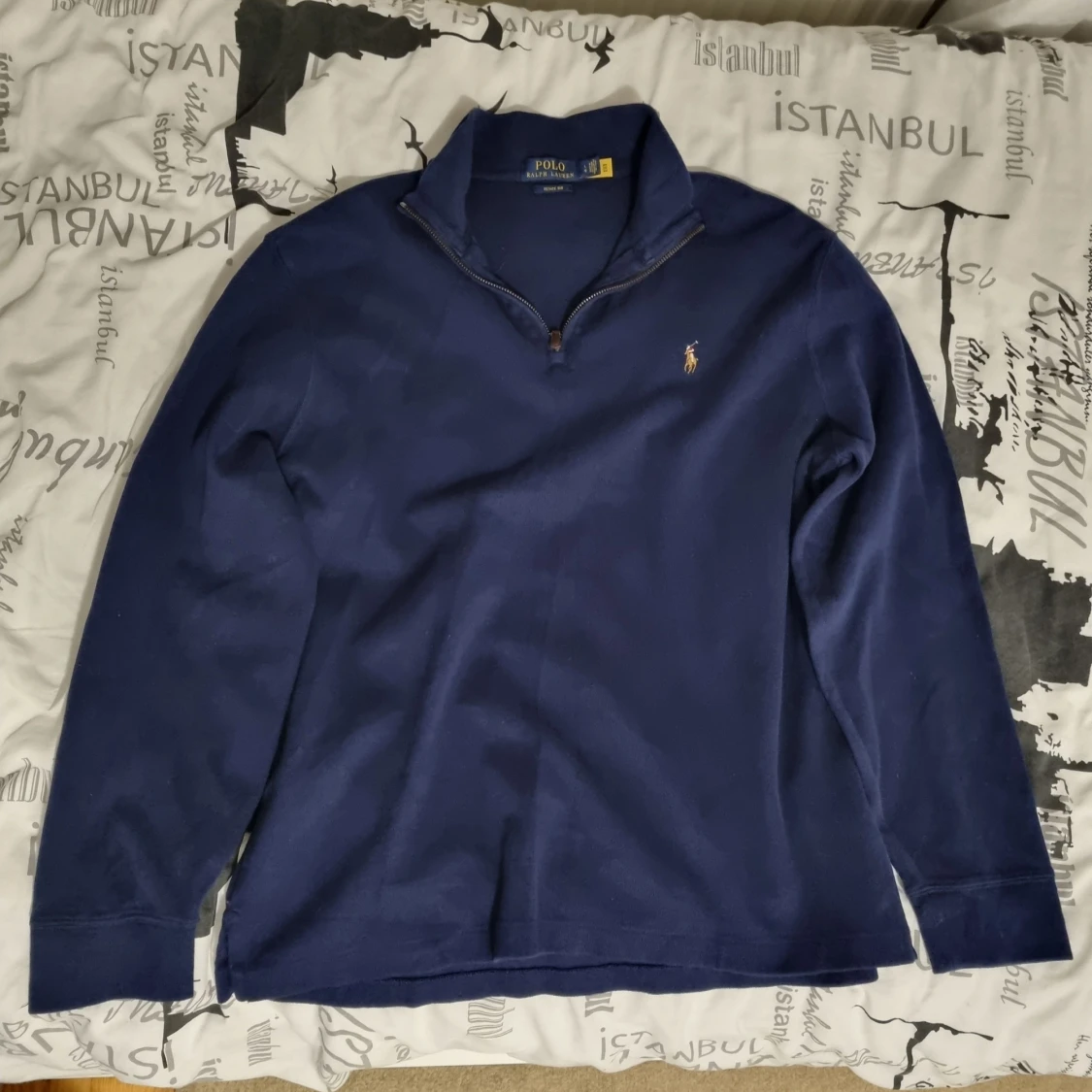 Ralph Lauren half zip-up långärmad tröja