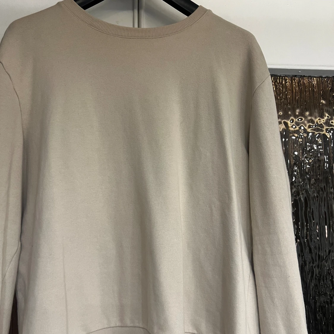 Beige Collegetröja
