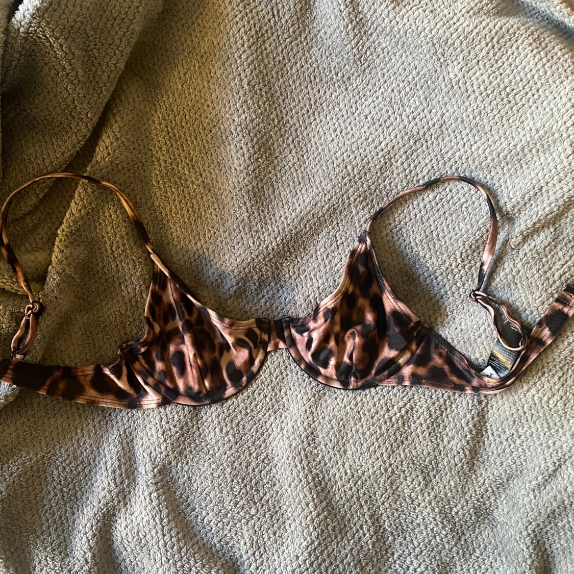 Leopard bikini topp/överdel