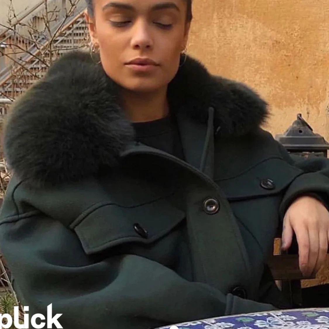 Grön meontine jacka - 90