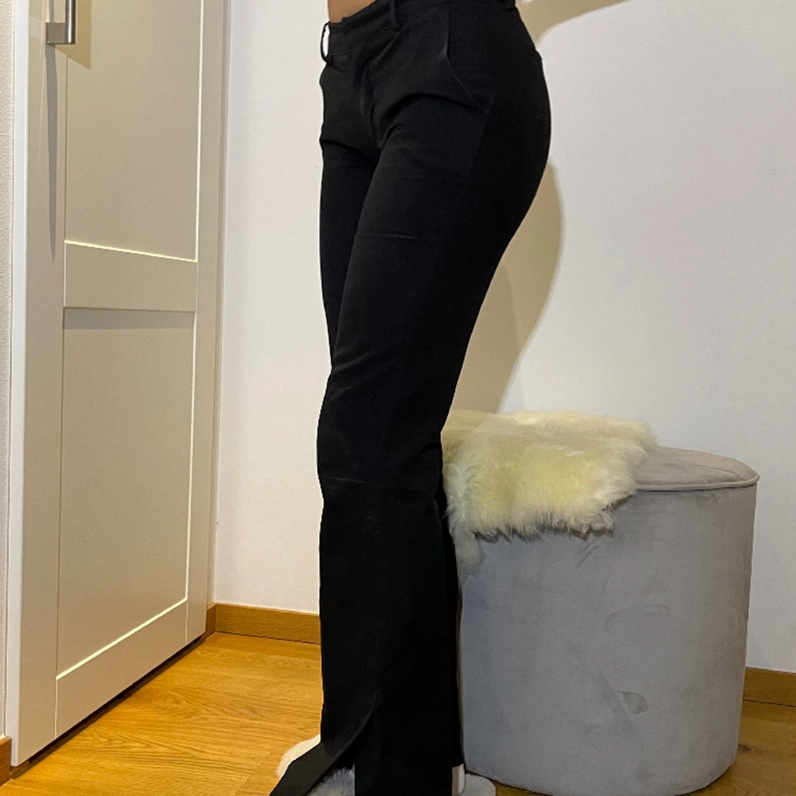 Lågmidjade kostymbyxor  - 91