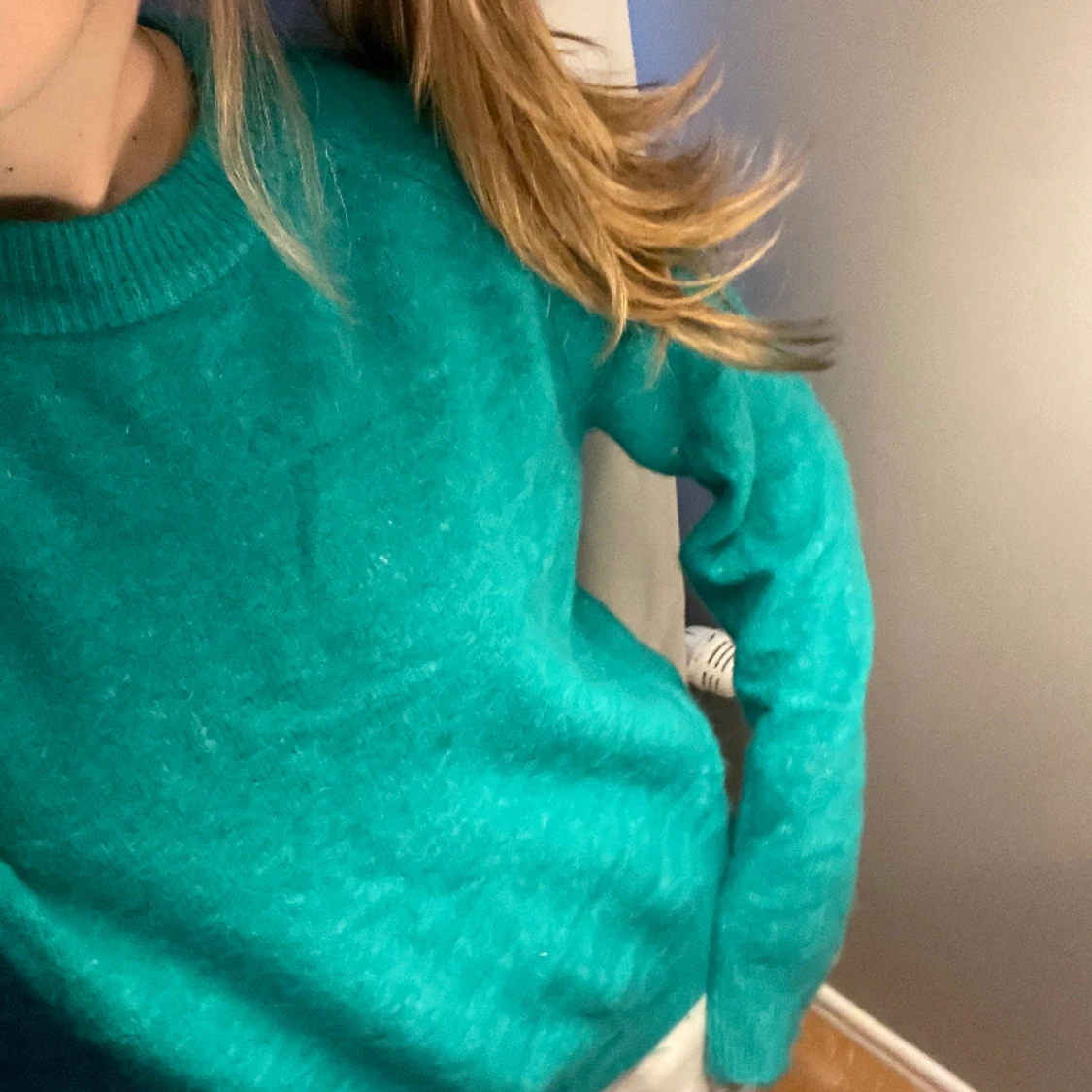 Stickad grön tröja, från zara - 27