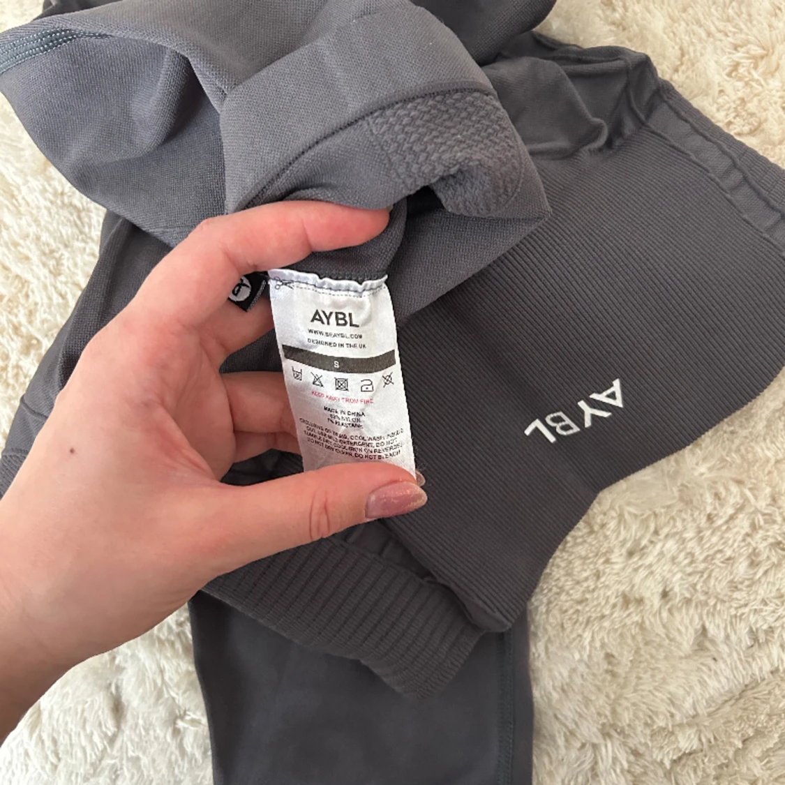 Grå AYBL seamless leggings  - 90