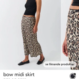 Leopard kjol  - Säljer denna fina kjolen pågrund av att den inte kommit till användning köpt nyligen och den är helt oanvänd  Storlek xs