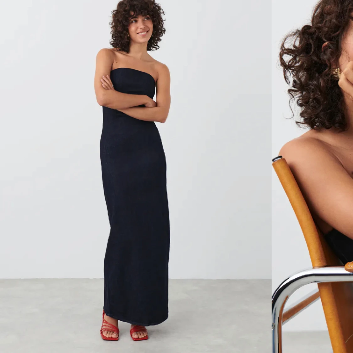 Denimklänning från Gina