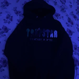 Trapstar hoodie  - Storlek l, har inte använt alls eftersom den var för stor för mig. Tveka inte att skriva för fler bilder eller annat. Pris kan sänkas vid snabb äfer 
