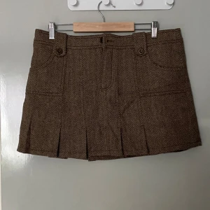 Vintage kjol y2k - Mocha brun kjol från late 90's till early 2000's