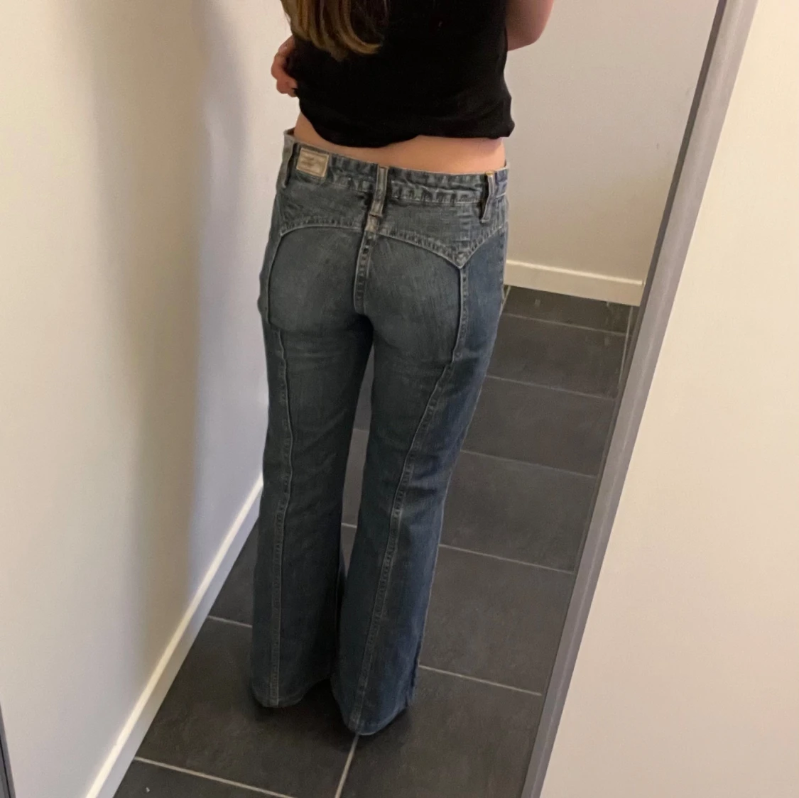 Lågmidjade jeans