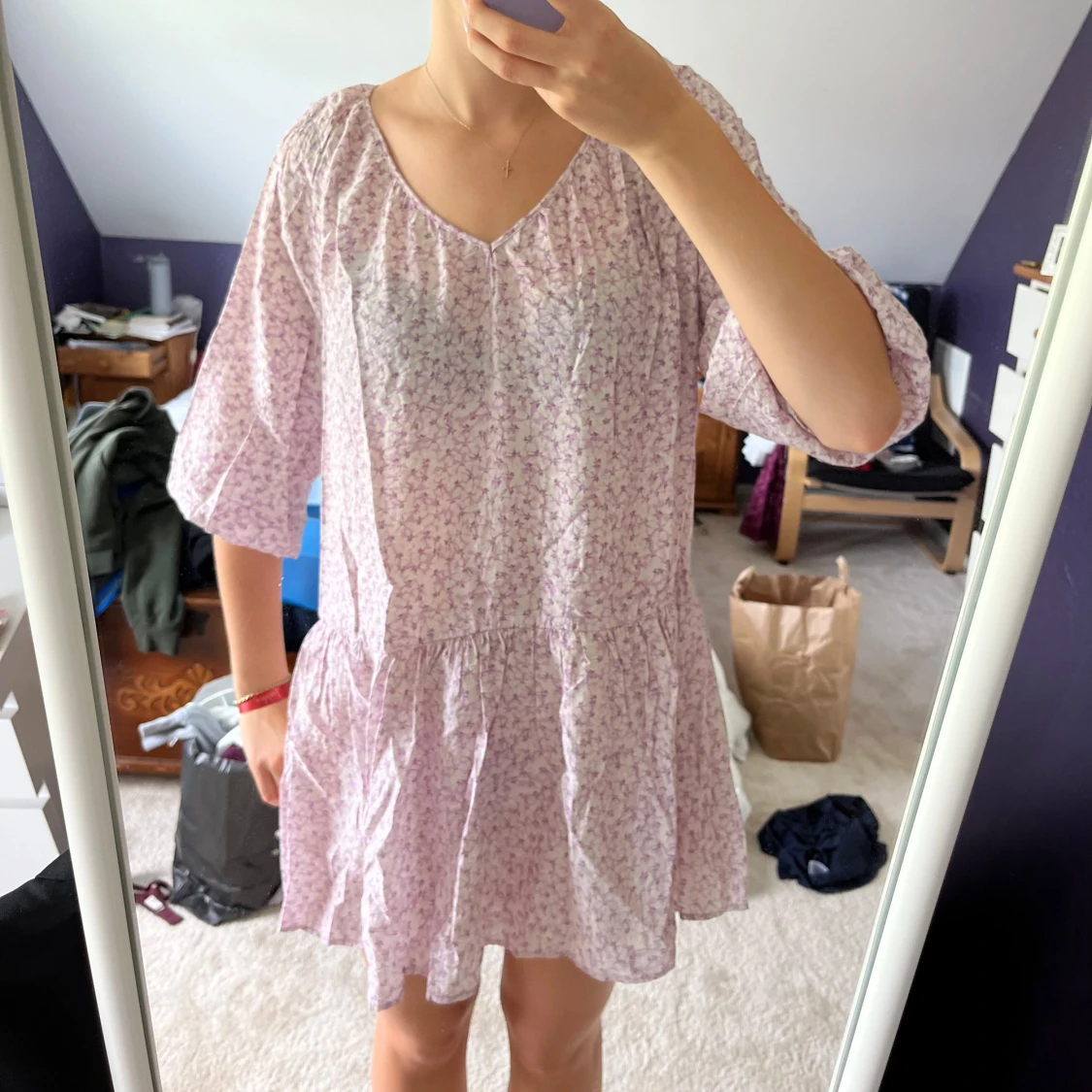 Blommig klänning <3