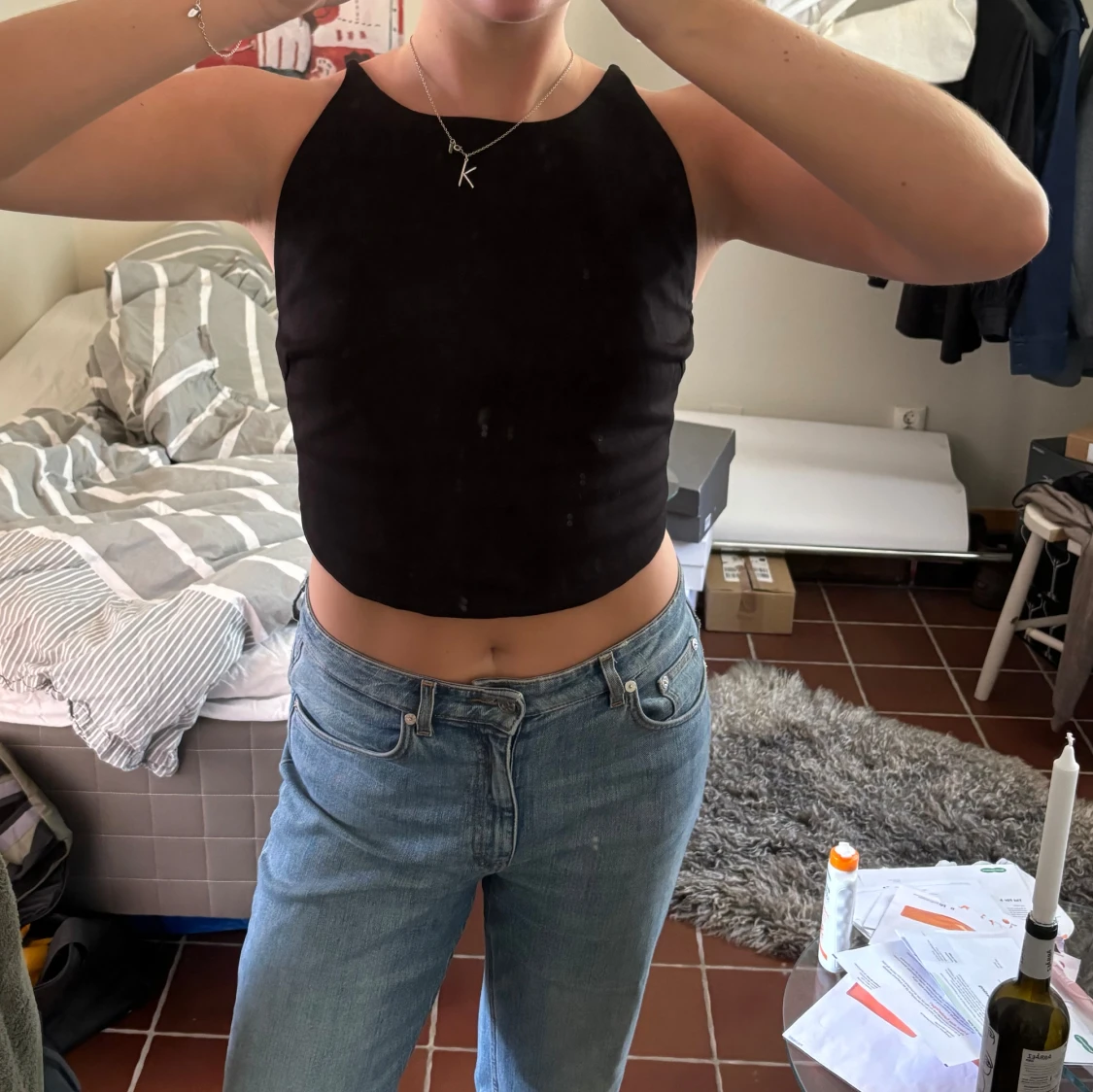 Svart linne från zara  - 90