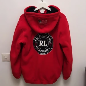 ralph lauren hoodie - tjock fleecejacka (vintage) i nyskick