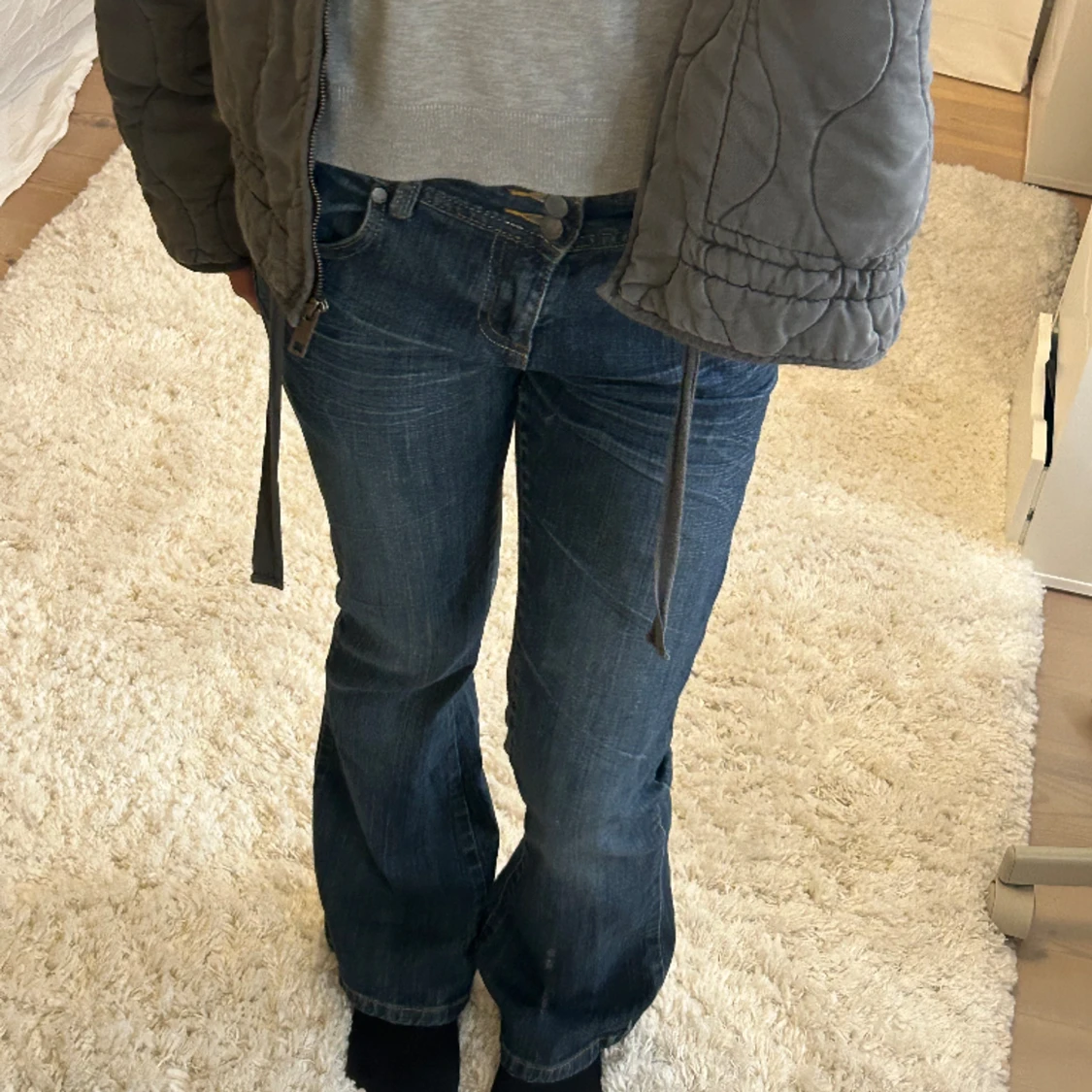 Lågmidjade jeans - 90