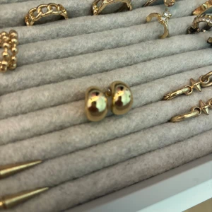 Örhängen Pilgrim - Säljer dessa örhängena från Pilgrim. Använd ca 2 ggr och därav i utmärkt skick. Nypris är 379kr. 💕