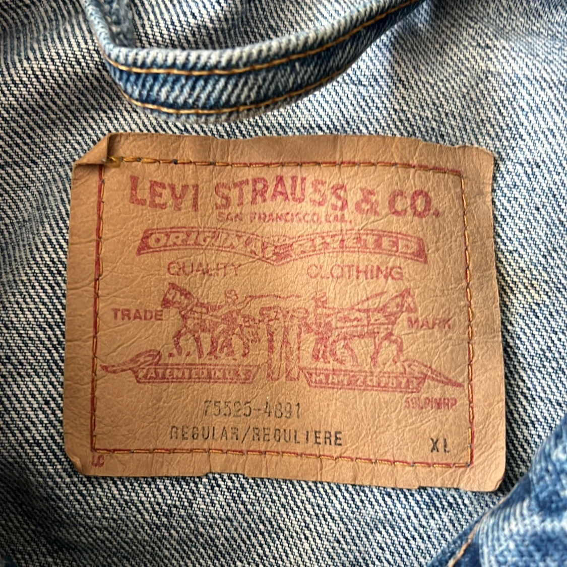 GENUIN VINTAGE Levi’s Jeans Jacka - 90