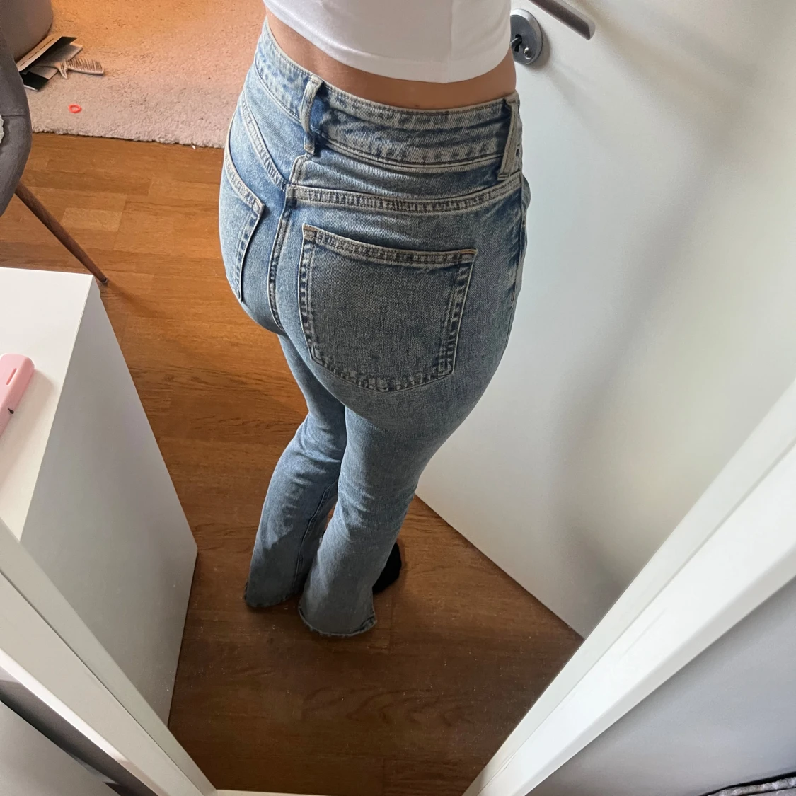 Jeans med slits  - 90