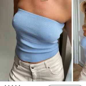 Djerf Avenue Tube Top - Blå tube top från Djerf Avenue i strl XS. Väldigt fint skick! Pris kan diskuteras ☺️