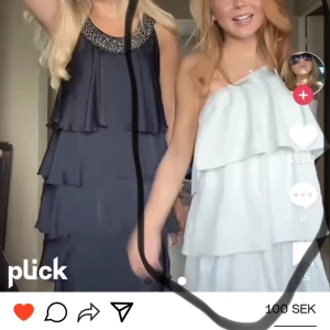 Super söt klänning  - Lägger upp en ny annons om denna ljusblåa klänning eftersom att de strula så mycket med den förra❤️  Skriv om ni är intresserade!