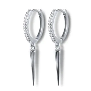 Spike örhängen silver  - Aldrig använda örhängen i sterling 925 silver. 