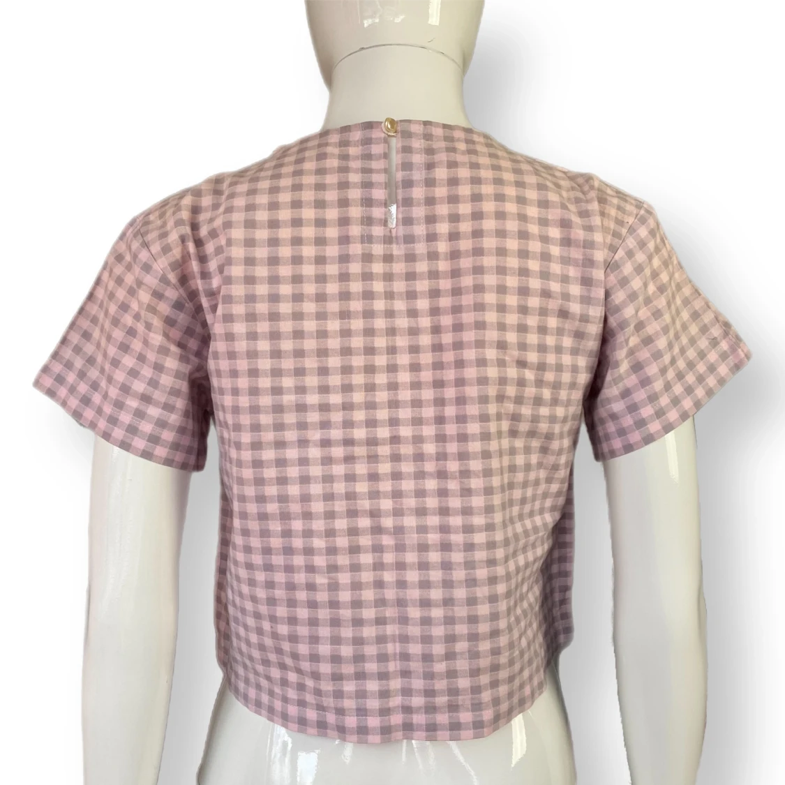 Checkered Crop Top - 90