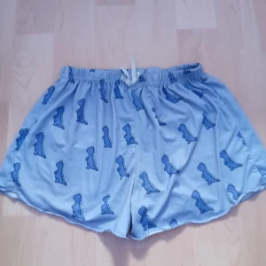 Boxershorts - Hej! Jag säljer dessa supergulliga boxershorts med tecknade dinosaurier på. De är i storlek 140 och är jättebekväma att ha på sig. Priset är 40 kr och köparen står för frakten.