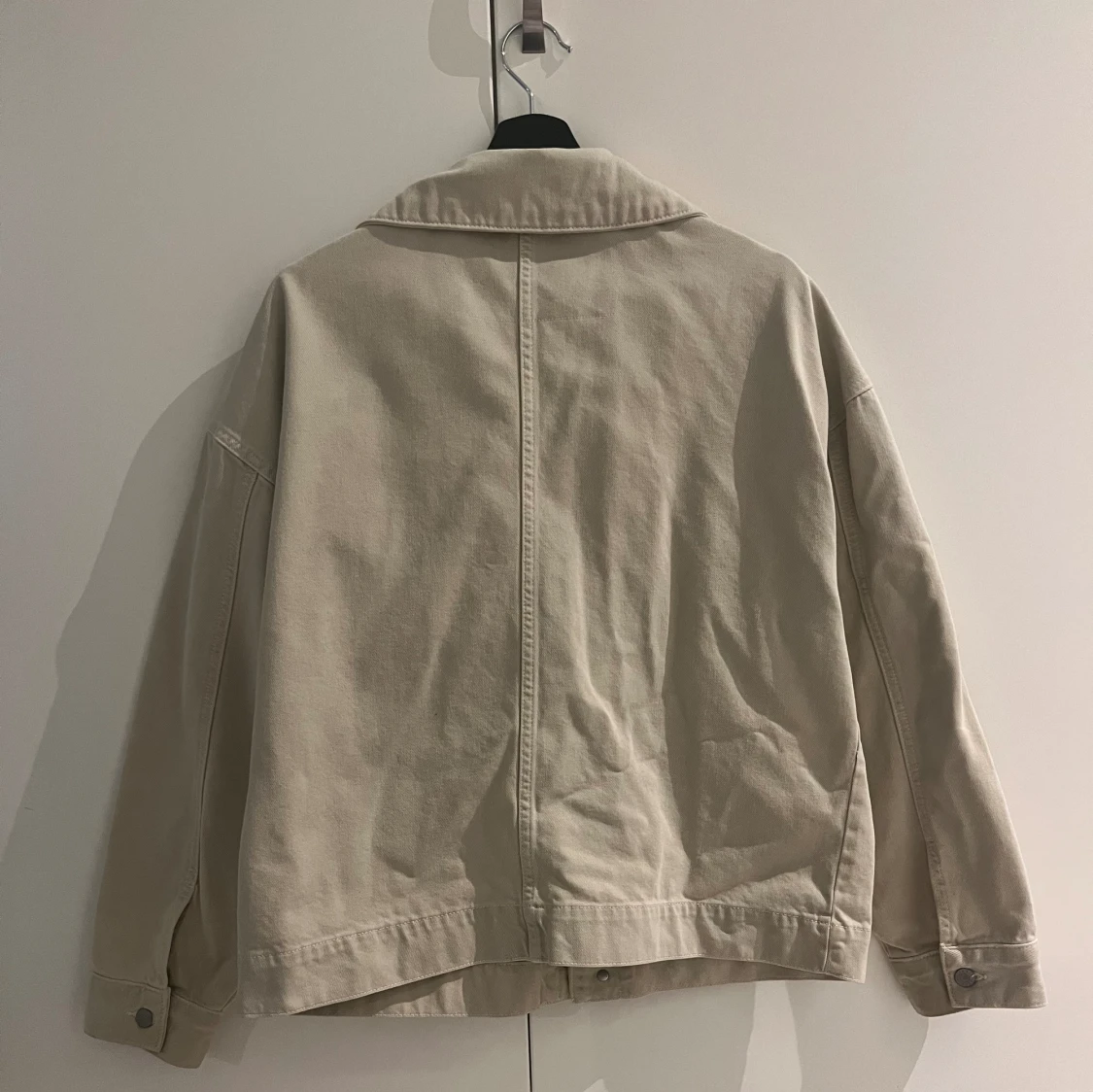 Beige jeansjacka  - 92