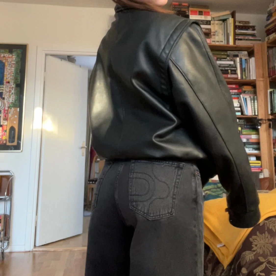 Skinnjacka oversize  - 91