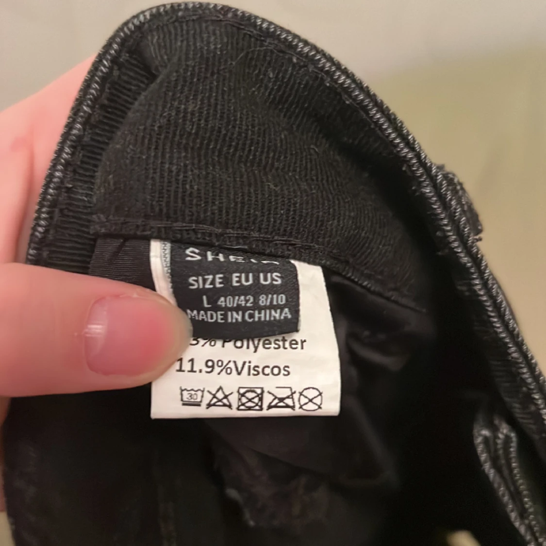 Svarta Jeansshorts  - 91