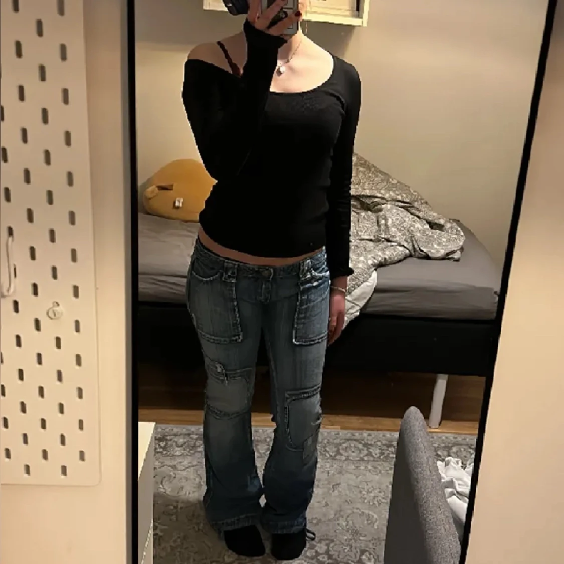 Lågmidjade vintage jeans - 90