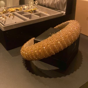 Diadem - Gludglittrigt diadem använd max 3 gånger!👯‍♀️  Köpt på Åhléns för 1 år sedan för 399kr