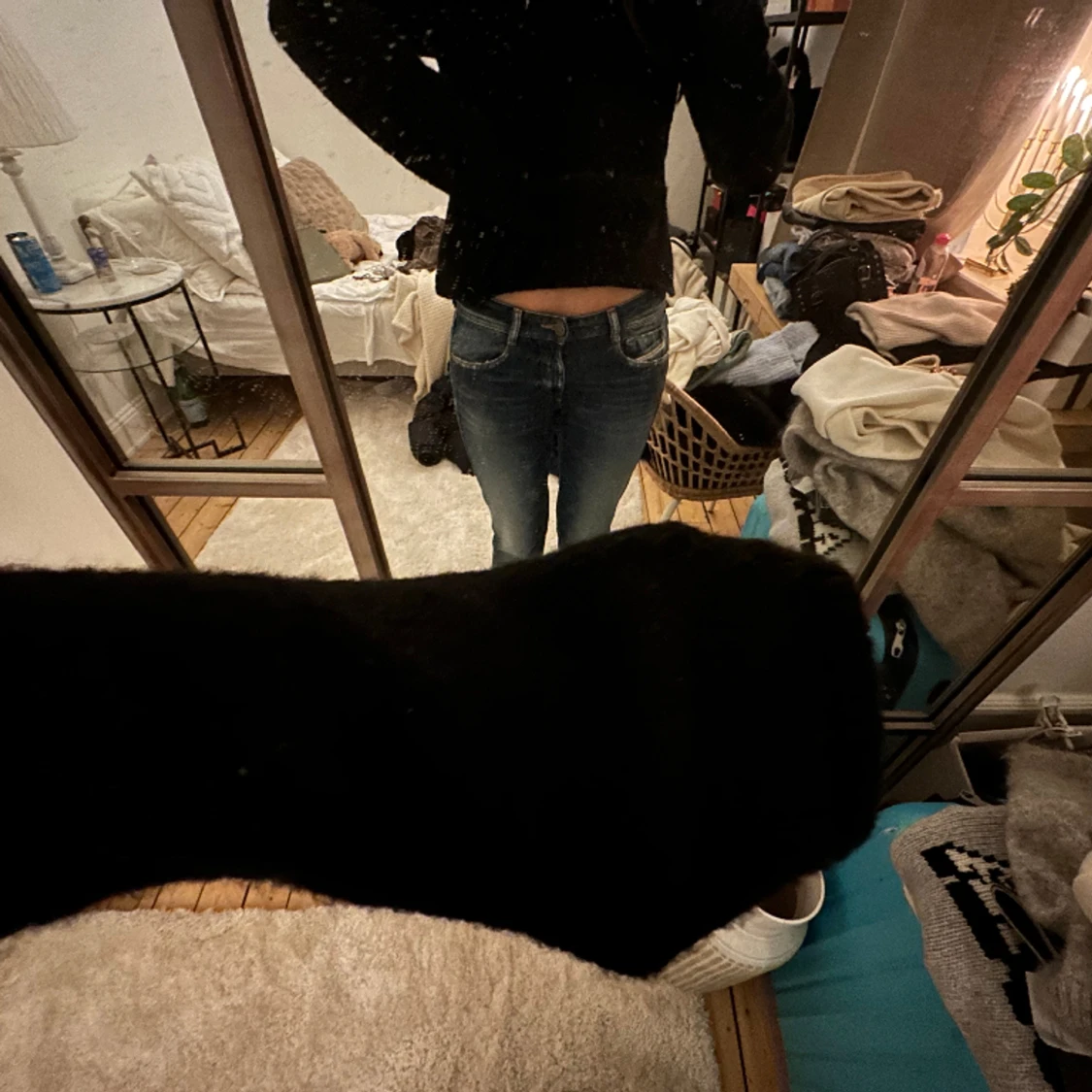 Slutsåld stickad svart tröja LeGer!! - 91