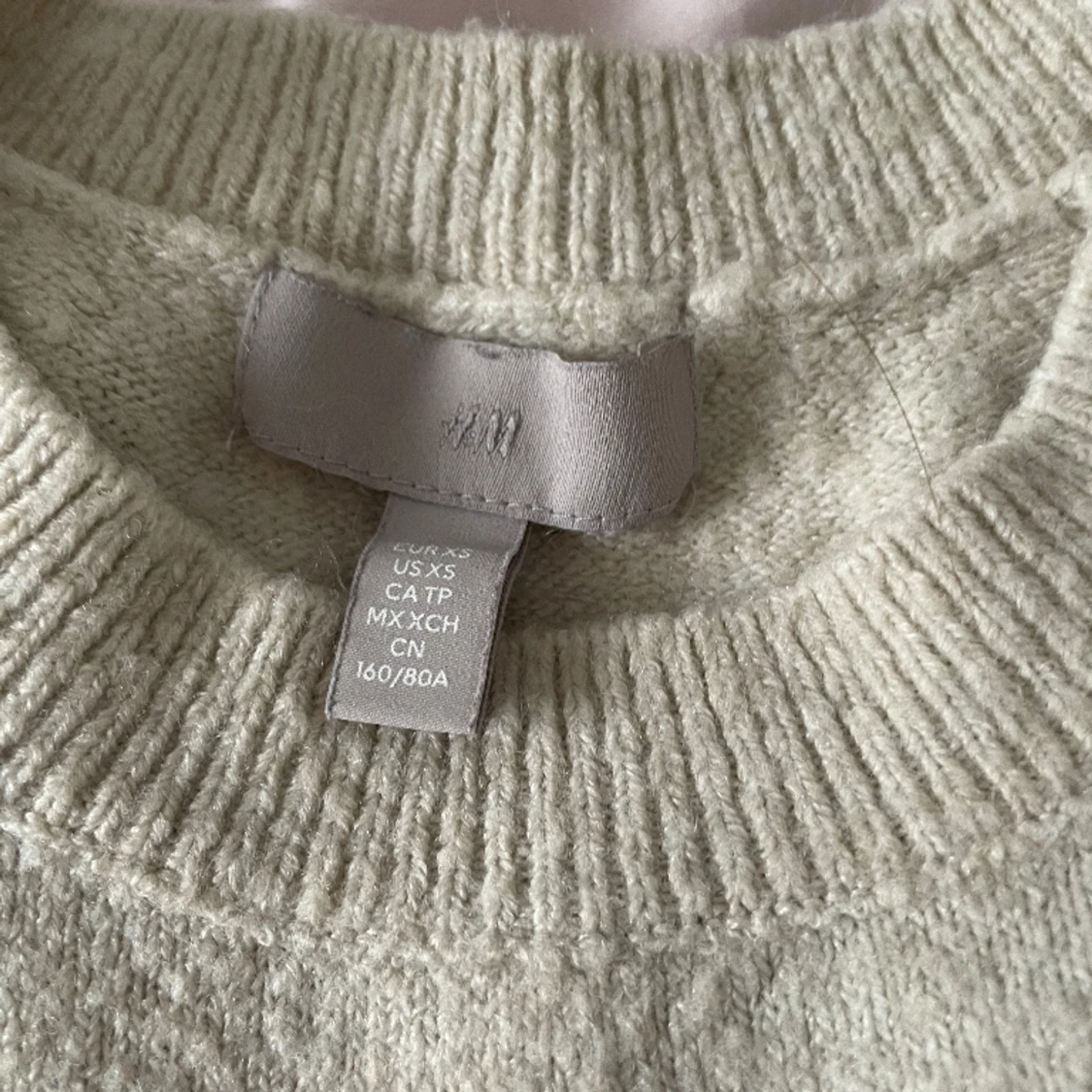 Stickad tröja kort ärmar - 91