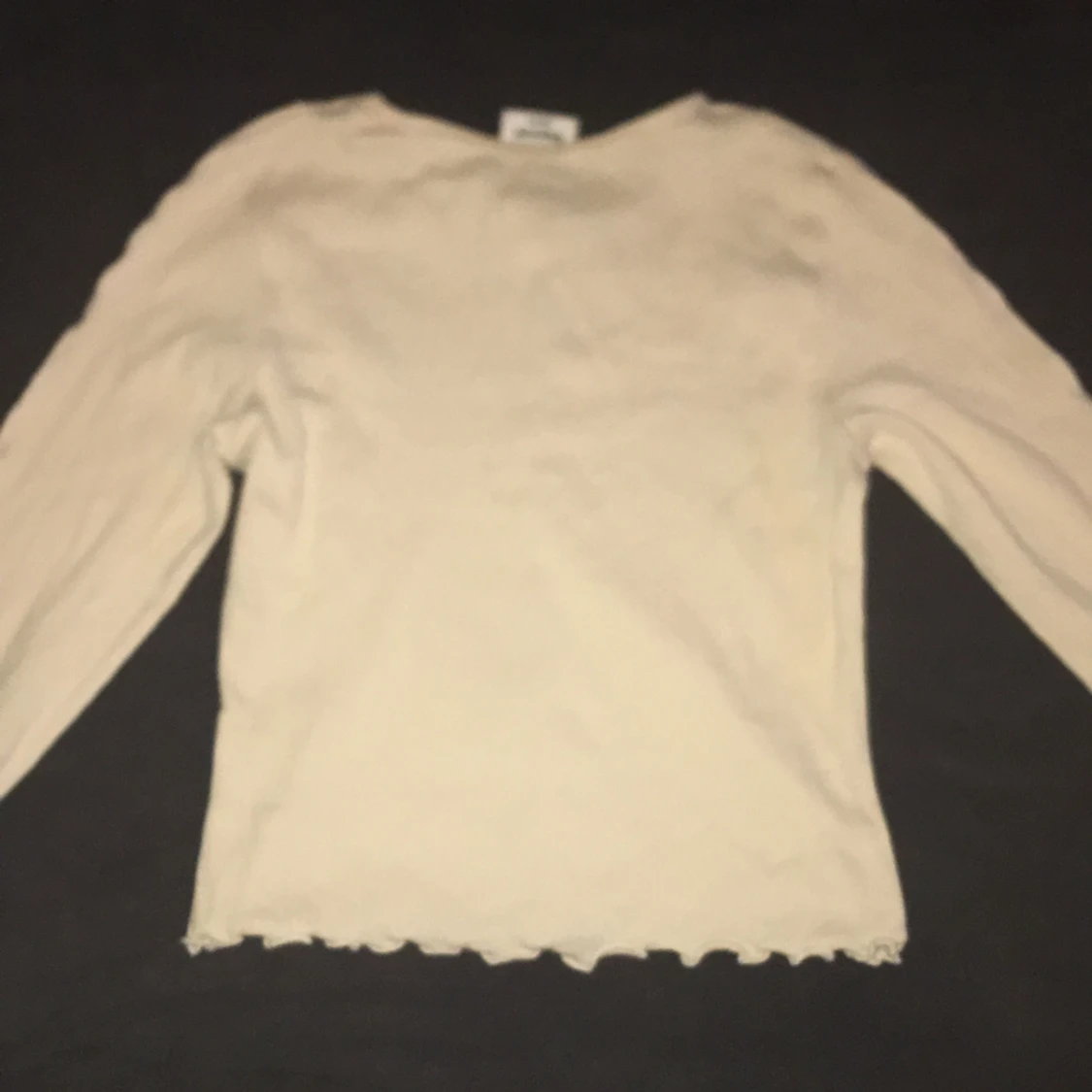 Lång armad beige tröja - 91