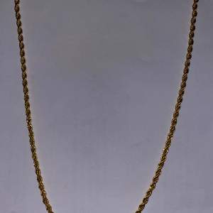 Guld cordell halsband. Halsband 45cm