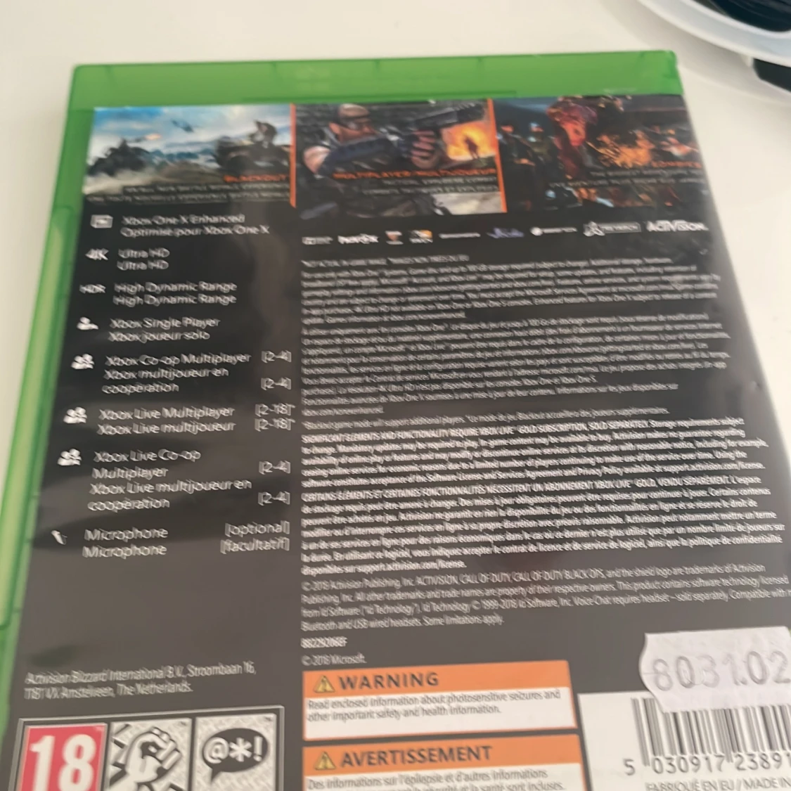  Xbox spel Call of Duty Black Ops  - 91