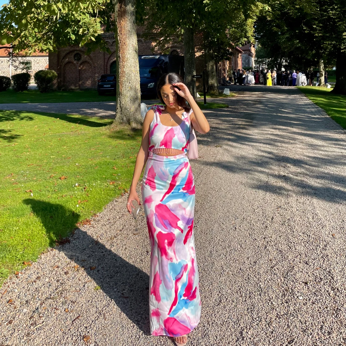 Underbar långklänning i 34