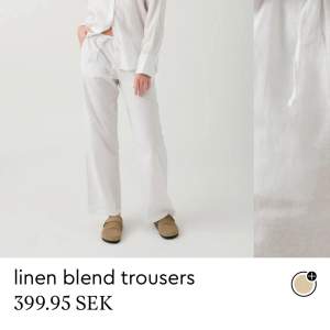 Säljer nu dessa linnebyxor då de är för lång tyvärr, helt nya prislappen sitter kvar!🌺