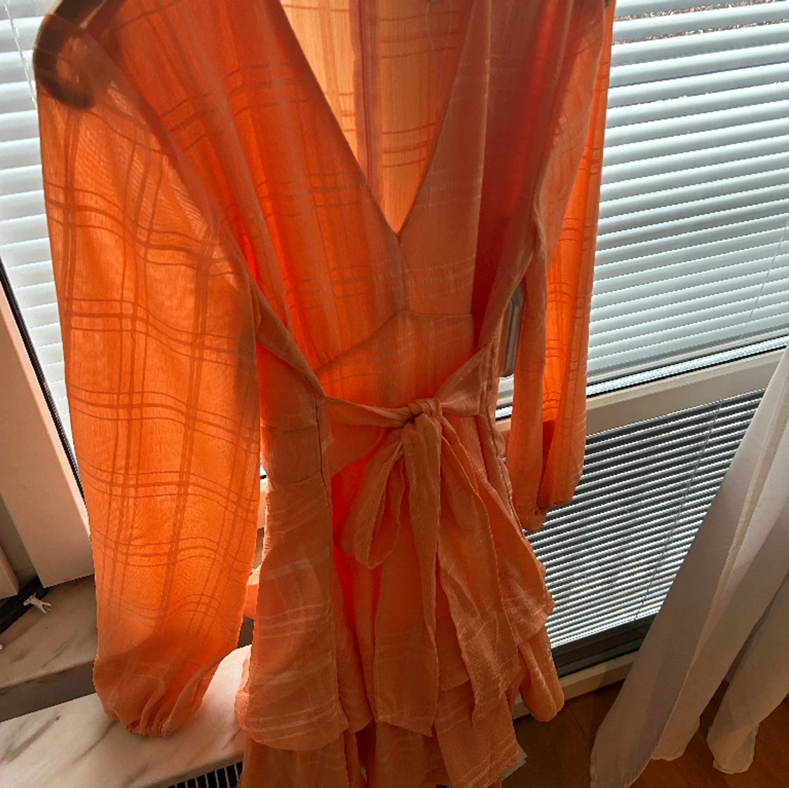 Orangea sommarklänning - 91