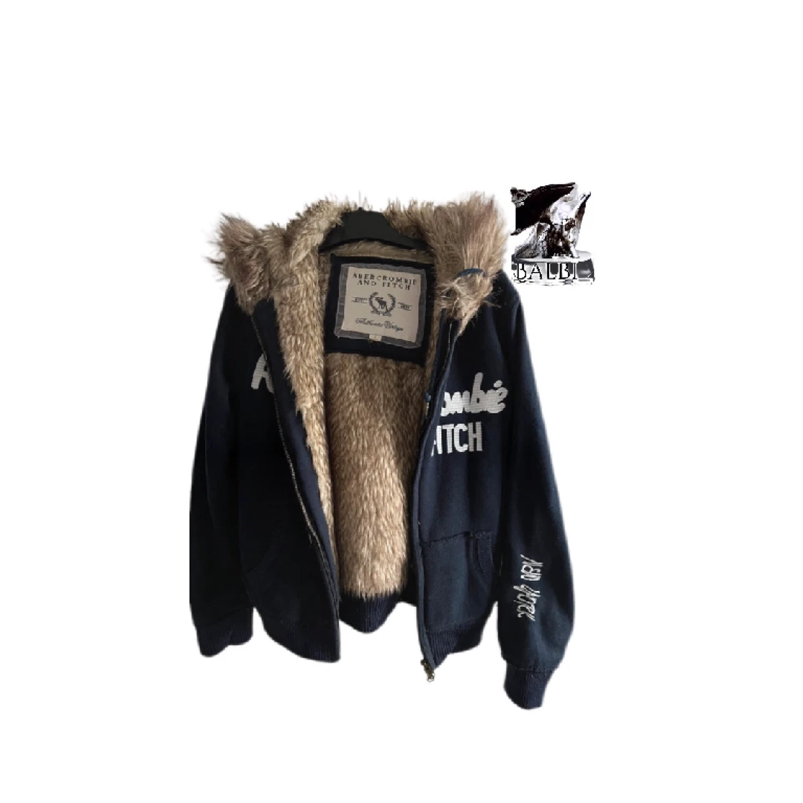 Y2K päls hoodies😍😍😍 - 90