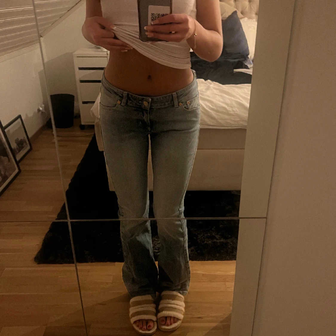 Lågmidjade jeans