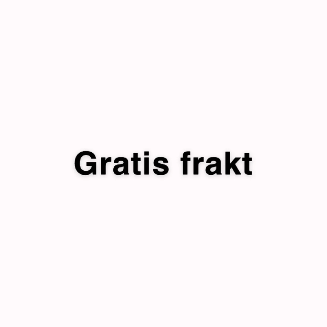 Gratis frakt