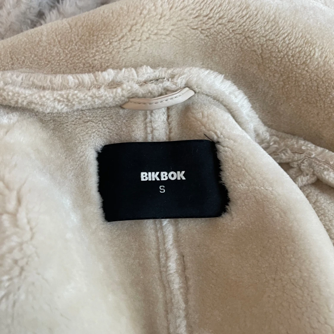 Beige biker jacka  - 90