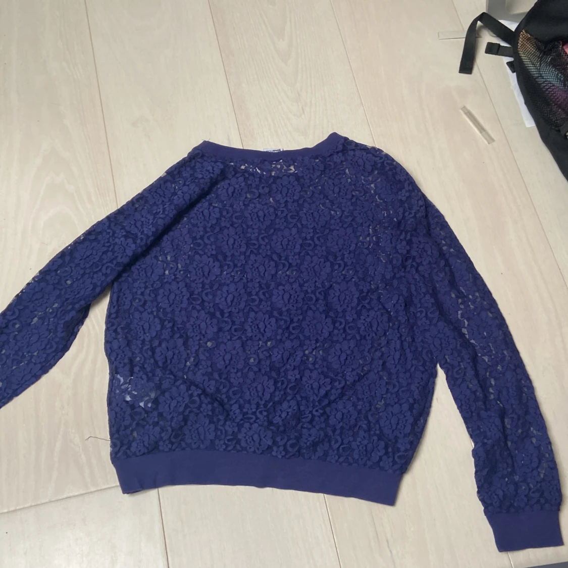 Spets långärmad  - 90